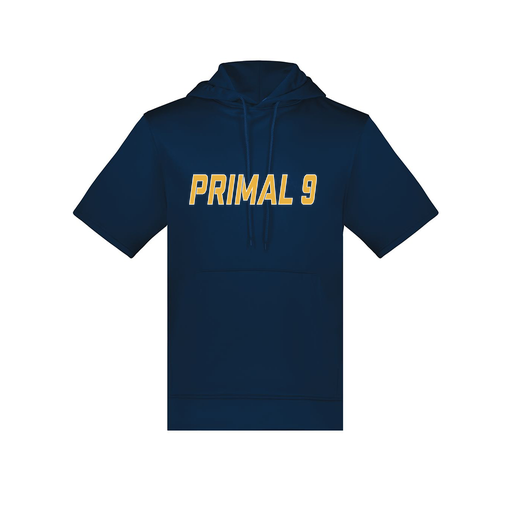 [6871.065.S-LOGO1] Men's Dri Fit Short Sleeve Hoodie (Adult S, Navy, Logo 1)