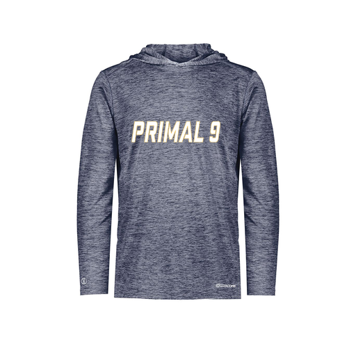 [FOLHCGNV-AS-LOGO3] Decker Men's Charge Hoodie (Adult S, Navy, Logo 3)