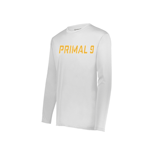 [222823.005.S-LOGO1] Youth LS Smooth Sport Shirt (Youth S, White, Logo 1)