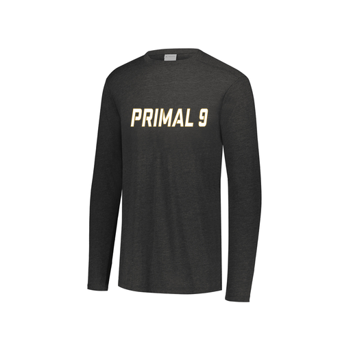 [FTLCUBBK-YS-LOGO3] Decker Youth Tri-Blend T-Shirt - Long Sleeve (Youth S, Black, Logo 3)