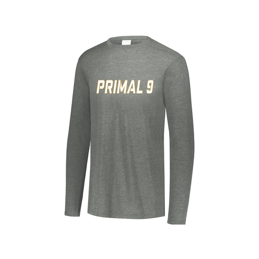 [3076.013.S-LOGO3] Youth LS Ultra-blend T-Shirt (Youth S, Gray, Logo 3)